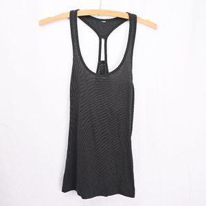 Under Armour Women's Black & Mesh Racerback Tank Top - Sz S